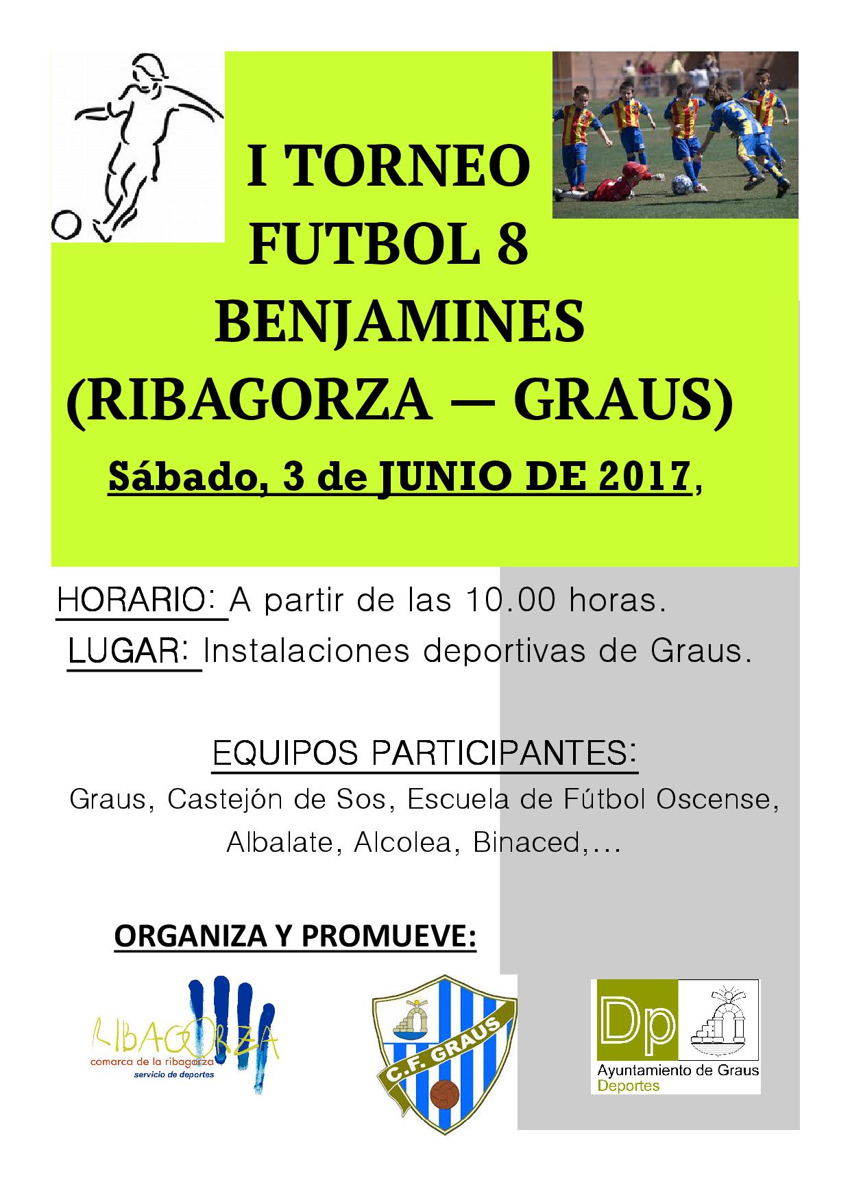 I TORNEO FUTBOL 8 CATEGORIA BENJAMINES RIBAGORZA - GRAUS